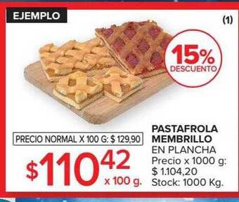 Carrefour Pastafrola Membrillo oferta