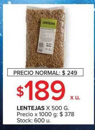 Carrefour Lentejas oferta