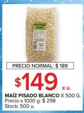 Carrefour Maíz Pisado Blanco oferta
