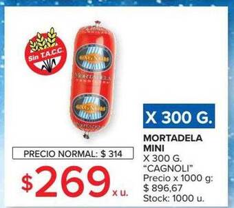 Carrefour Mortadela Mini oferta