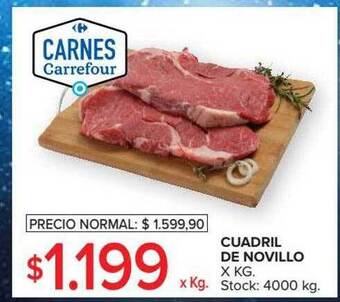 Carrefour Cuadril De Novillo oferta