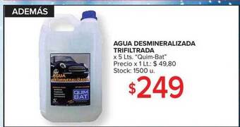 Carrefour Agua Desmineralizada Trifiltrada oferta