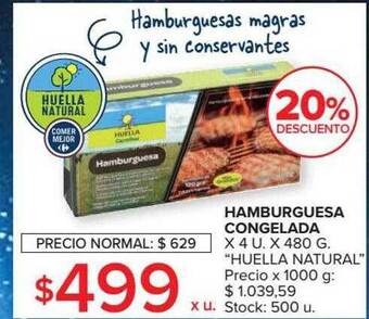Carrefour Hamburguesa Congelada oferta