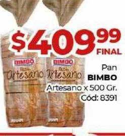 Diarco Pan Bimbo Artesano oferta