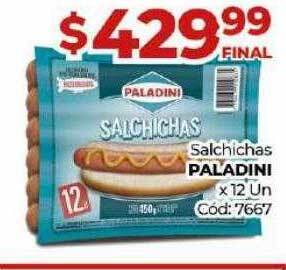 Diarco Salchichas Paladini oferta