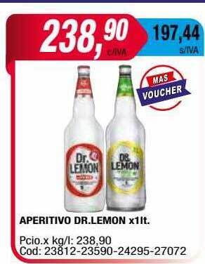 Maxiconsumo Aperitivo Dr.lemon oferta