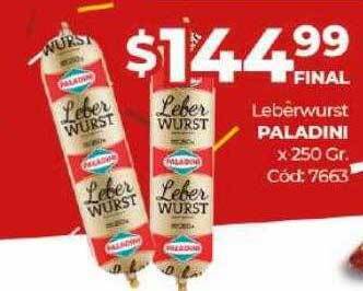 Diarco Lebêrwurst Paladini oferta