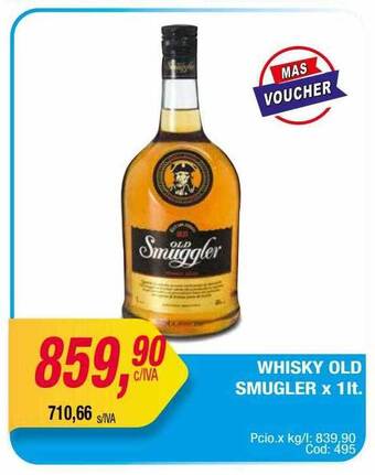 Maxiconsumo Whisky Old Smugler oferta