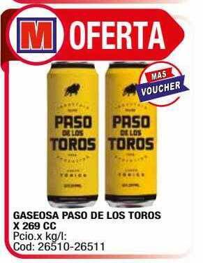 Maxiconsumo Gaseosa Paso De Los Toros oferta