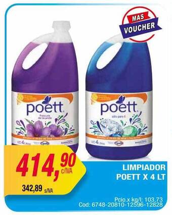 Maxiconsumo Limpiador Poett oferta