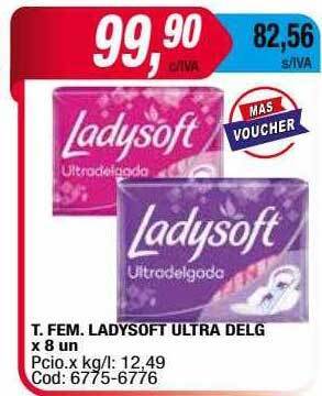Maxiconsumo T.fem. Ladysoft Ultra Delg oferta