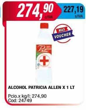 Maxiconsumo Alcohol Patricia Allen oferta