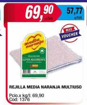 Maxiconsumo Rejilla Media Naranja Multiuso oferta