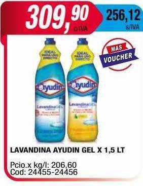 Maxiconsumo Lavandina Ayudin Gel oferta