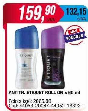 Maxiconsumo Antitr. Etiquet Roll On X 60 Ml oferta