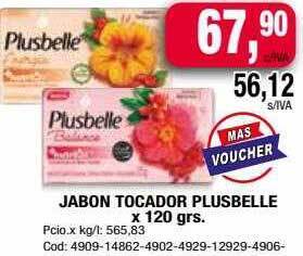 Maxiconsumo Jabon Tocador Plusbelle oferta