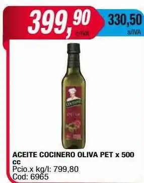 Maxiconsumo Aceite Cocinero Oliva oferta