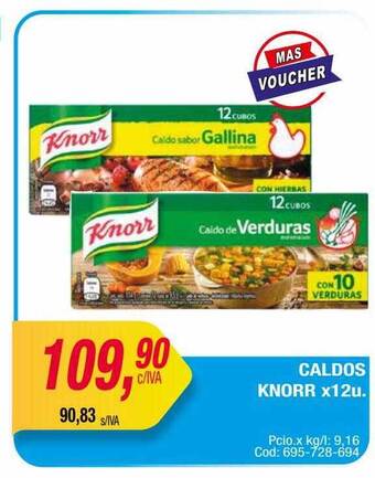 Maxiconsumo Caldos Knorr oferta