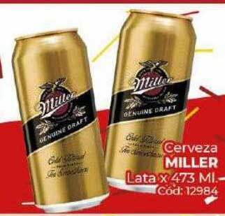 Diarco Cerveza Miller Lata oferta