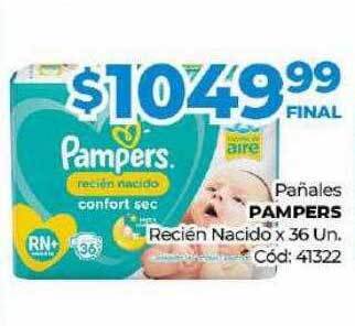 Diarco Pañales Pampers Recién Nacido oferta