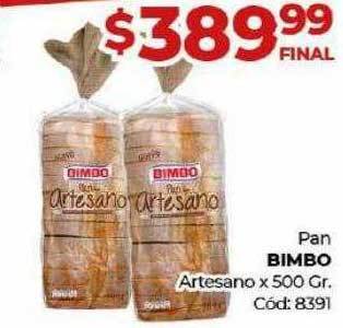 Diarco Pan Bimbo Artesano oferta