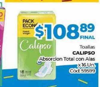 Diarco Toallas Calipso Absorcion Total Con Alas oferta