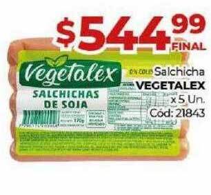 Diarco Salchicha Vegetalex oferta