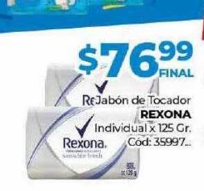 Diarco Jabón De Tocador Rexona Individual oferta