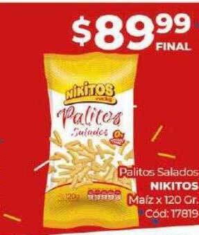 Diarco Palitos Salados Nikitos Maíz oferta