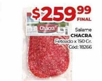 Diarco Salame Chacra Feteado oferta