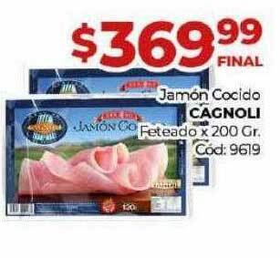 Diarco Jamón Cocido Cagnoli Feteado oferta