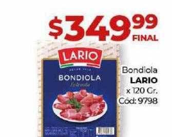 Diarco Bondiola Lario oferta