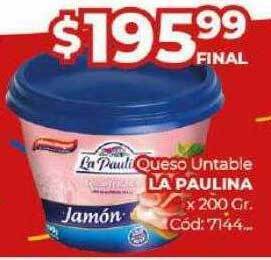 Diarco Queso Untable La Paulina oferta