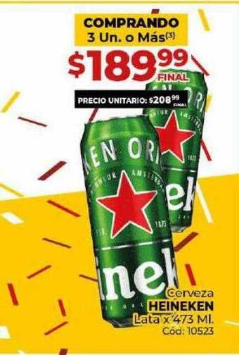 Diarco Cerveza Heineken oferta