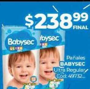 Diarco Pañales Babysec Ultra Regular oferta