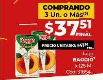 Diarco Jugo Baggio oferta