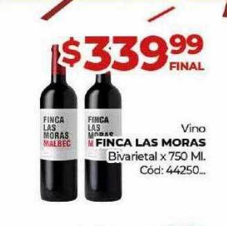 Diarco Vino Finca Las Moras Bivarietal oferta