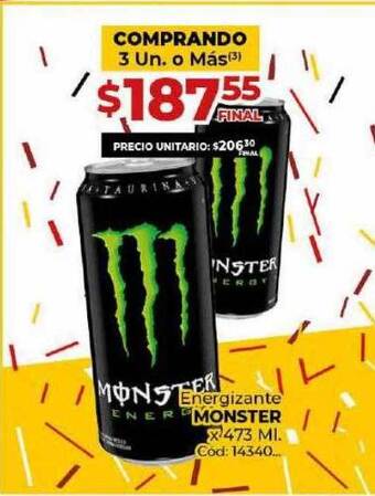 Diarco Energizante Monster oferta