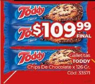 Diarco Galletitas Toddy Chips De Chocolate oferta