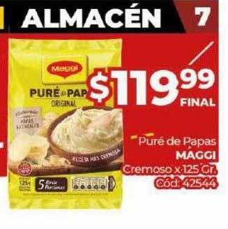 Diarco Puré De Papas Maggi Cremoso oferta