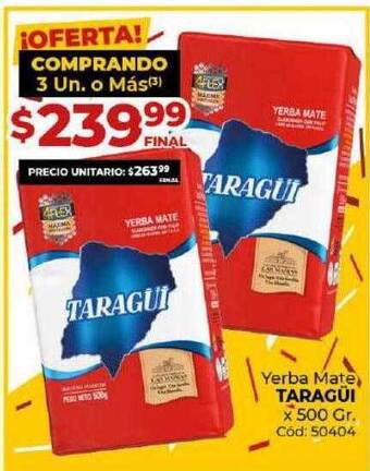 Diarco Yerba Mate Taragüi oferta