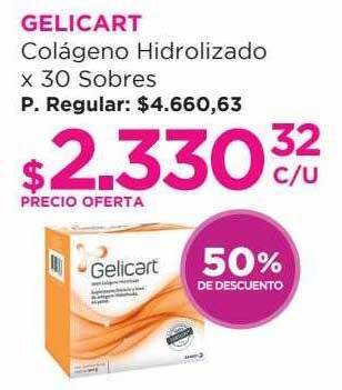 Punto de Salud Gelicart Colágeno Hidrolizado 50% De Descuento oferta