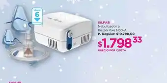 Punto de Salud Silfab Nebulizador A Piston Pixe N30-a oferta