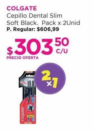Punto de Salud Colgate Cepillo Dental Slim Soft Black oferta