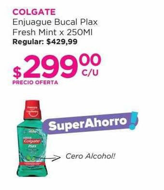 Punto de Salud Colgate Enjuague Bucal Plax Fresh Mint oferta