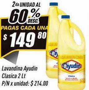Supermercados Comodin Lavandina Ayudin Clasica oferta