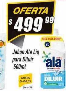 Supermercados Comodin Jabon Ala Liq Para Diluir oferta