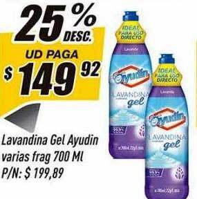 Supermercados Comodin Lavandina Gel Ayudin Varias Frag oferta