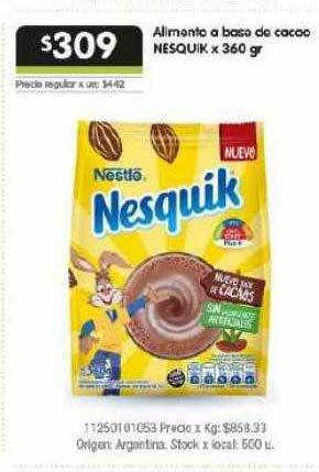 Jumbo Alimento A Base De Cacao Nesquik oferta