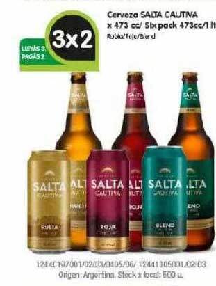 Jumbo Cerveza Salta Cautiva oferta